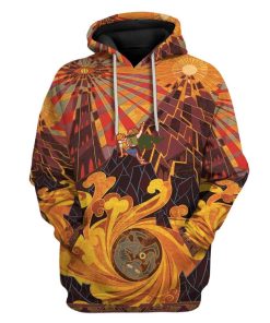 Gearhuman 3D Lord Of The Rings The Destroys The Ring Custom Hoodie Apparel GM22024 3D Custom Fleece Hoodies Hoodie S 