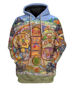Gearhuman 3D Lord Of The Rings The Hobbit An Unexpected Journey Custom Hoodies Apparel GM21026 3D Custom Fleece Hoodies Hoodie S 