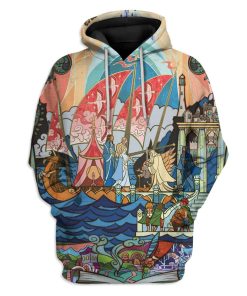 Gearhuman 3D Lord Of The Rings The Hobbit Meet The King Custom Hoodie Apparel GM27022 3D Custom Fleece Hoodies Hoodie S 