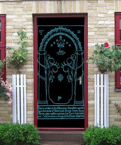 Gearhuman 3D LOTR Doors Of Durin Custom Door Sticker GW080321 Door Stickers Door Stickers S