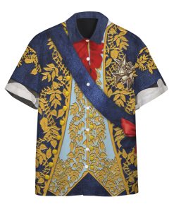 Gearhuman 3D Louis XV Custom Short Sleeve Shirt GV171123 Short Sleeve Shirt Short Sleeve Shirt S 