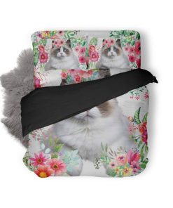 Gearhuman 3D Love Beautiful Ragdoll Cat Bedding Set GK07012 Combo Bedding Bedding Set Twin 3PCS 