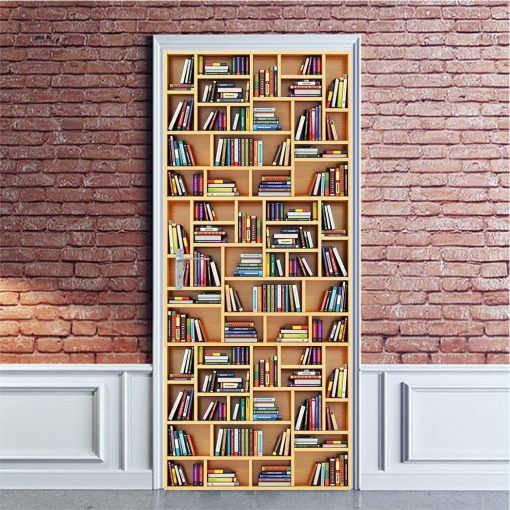 Gearhuman 3D Love Bookself Custom Doorstickers GB16127 Door Stickers