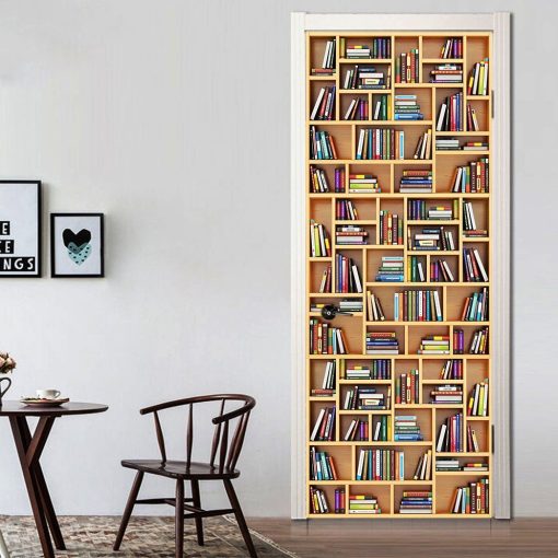 Gearhuman 3D Love Bookself Custom Doorstickers GB16127 Door Stickers