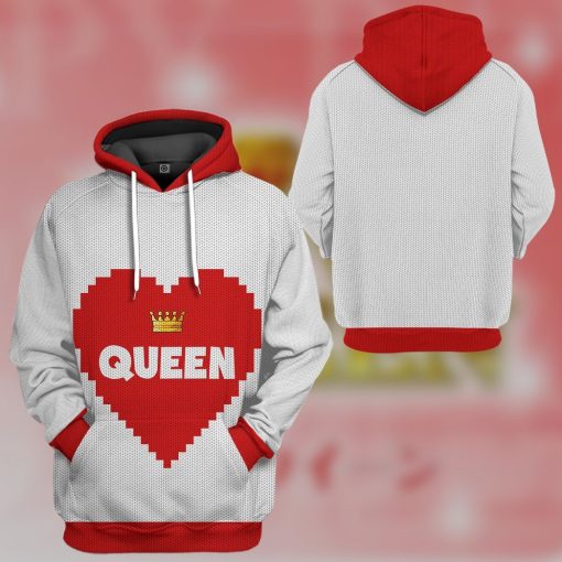 Gearhuman 3D Love Queen Tshirt Hoodie Apparel GB31121 3D Apparel