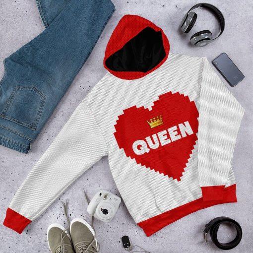 Gearhuman 3D Love Queen Tshirt Hoodie Apparel GB31121 3D Apparel