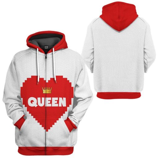 Gearhuman 3D Love Queen Tshirt Hoodie Apparel GB31121 3D Apparel
