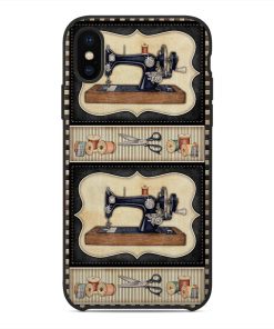 Gearhuman 3D Love Sewing Custom Phonecase GB05014 Glass Phone Case Iphone X 