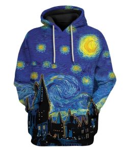 Gearhuman 3D Magic School Custom T-Shirts Hoodies Apparel HD-AT1302204 3D Custom Fleece Hoodies Hoodie S 