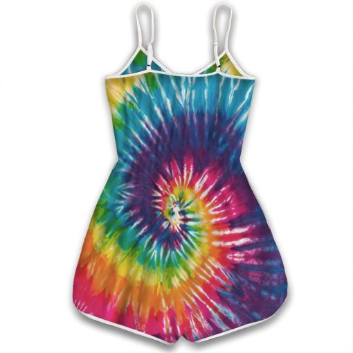 Gearhuman 3D Mamasaurus Tie Dye Custom Romper GW220910 Rompers