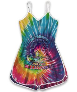 Gearhuman 3D Mamasaurus Tie Dye Custom Romper GW220910 Rompers Rompers S