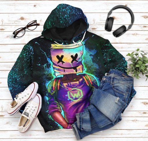 GearHuman 3D Marshmello EDM Custom Shirt GR120119 3D Apparel