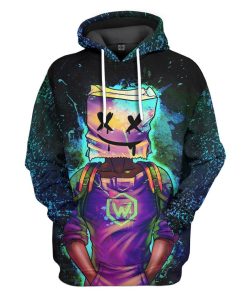 GearHuman 3D Marshmello EDM Custom Shirt GR120119 3D Apparel Hoodie S 