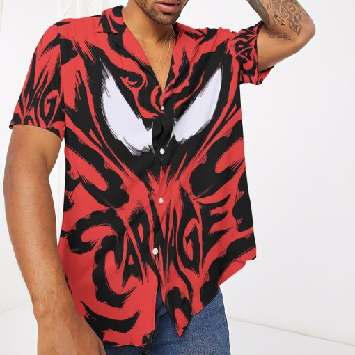 Gearhuman 3D Marvel Spider Man Venom Short Sleeve Shirt GC05116 Short Sleeve Shirt