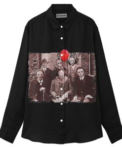 Gearhuman 3D Mas Murder Linen shirt Women GH29097 Linen Shirt Linen Shirt S 