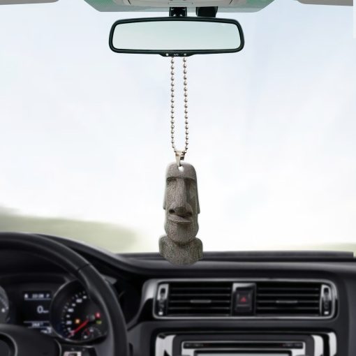 Gearhuman 3D Massive Easter Island Moai Head Statue Car Hanging ZK1806212 Car Hanging