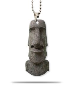 Gearhuman 3D Massive Easter Island Moai Head Statue Car Hanging ZK1806212 Car Hanging Car Hanging/1 Pack 