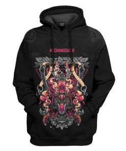 Gearhuman 3D Mechamusashi Art Skateboarding Style Tshirt Custom Hoodie Apparel GN25098 3D Apparel Hoodie S 