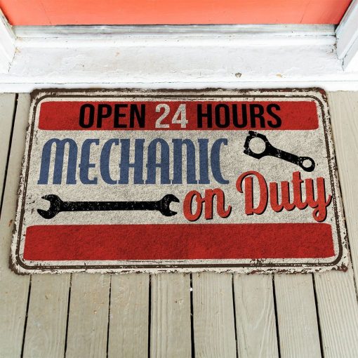 Gearhuman 3D Mechanic On Duty Doormat ZK04062110 Doormat