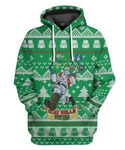 Gearhuman 3D Megatron Ugly Christmas Sweater Custom Tshirt Hoodie Apparel GV30101 3D Apparel Hoodie S 