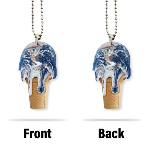 Gearhuman 3D Melting Earth Ice Cream Car Hanging ZK31052111 Car Hanging