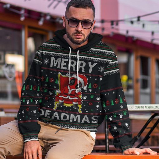 Gearhuman 3D Merry Deadmas Custom Hoodie Apparel GW06109 3D Apparel