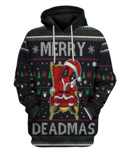 Gearhuman 3D Merry Deadmas Custom Hoodie Apparel GW06109 3D Apparel Hoodie S 