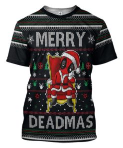 Gearhuman 3D Merry Deadmas Custom Tshirt Apparel GW06109 3D T-shirt T-Shirt S 