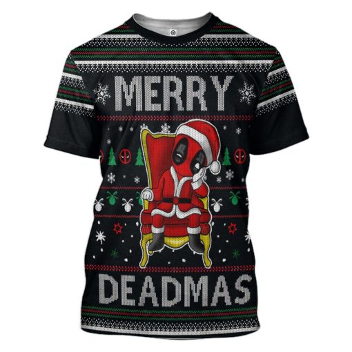 Gearhuman 3D Merry Deadmas Custom Tshirt Apparel GW06109 3D T-shirt T-Shirt S