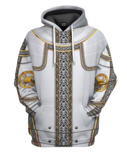 Gearhuman 3D Middle Ages Knight Armour Custom Hoodie Apparel GW200813 3D Custom Fleece Hoodies Hoodie S 