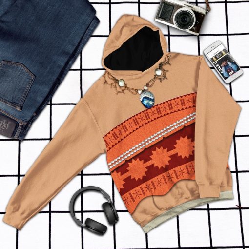 Gearhuman 3D Moana Princess Custom Tshirt Hoodie Appreal CC24114 3D Apparel