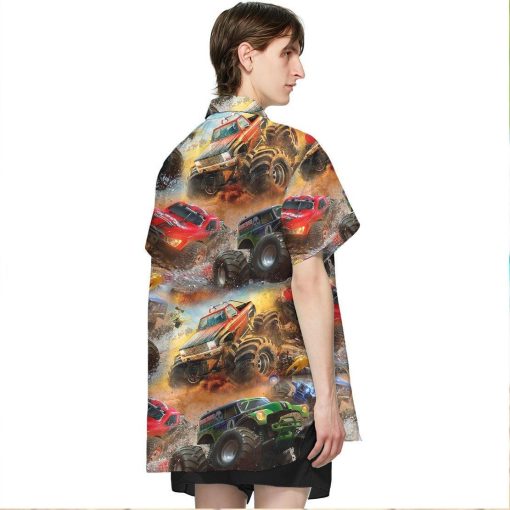 Gearhuman 3D Monster Truck Hawaii Shirt ZK1106219 Hawai Shirt