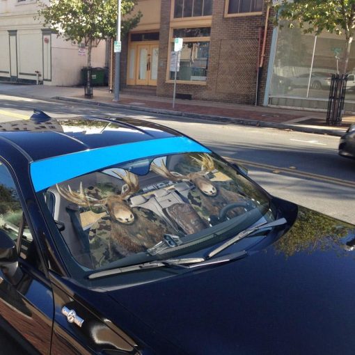 Gearhuman 3D Moose Custom Car Auto Sunshade GV061111 Auto Sunshade