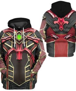 Gearhuman 3D Mortal Kombat Ermac Costume Tshirt Hoodie Apparel GK28013 3D Apparel Hoodie S