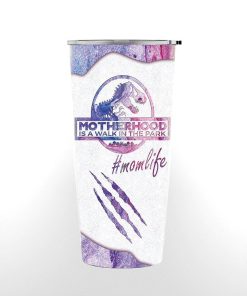 Gearhuman 3D Motherhood Is A Walk In The Park Glitter Custom Name Design Vacuum Insulated Tumbler GH29091 Glitter Tumbler Glitter/Short 20oz 