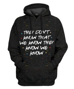 Gearhuman 3D Movie Friends Custom Hoodie Apparel GN23091 3D Apparel Hoodie S 