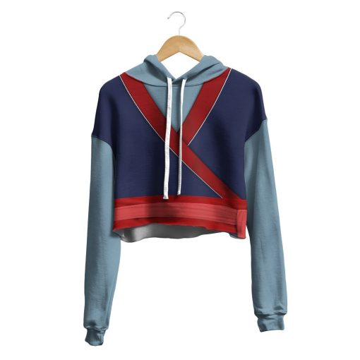 Gearhuman 3D Mulan Princess Custom Crop Hoodie CC08123 Crop Hoodie