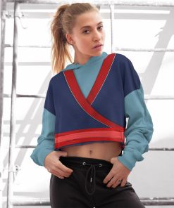 Gearhuman 3D Mulan Princess Custom Crop Hoodie CC08123 Crop Hoodie Crop Hoodie S 