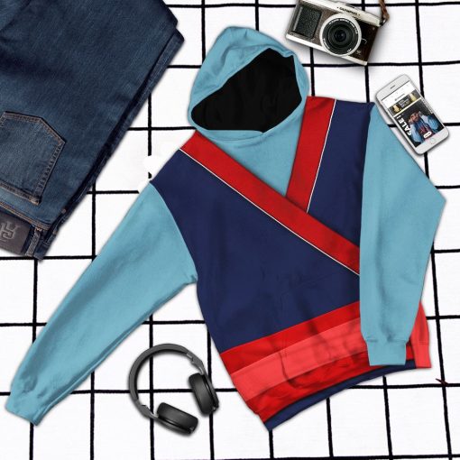 Gearhuman 3D Mulan Princess Custom Tshirt Hoodie Appreal CC24112 3D Apparel