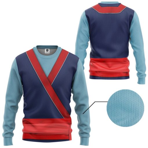 Gearhuman 3D Mulan Princess Custom Tshirt Hoodie Appreal CC24112 3D Apparel