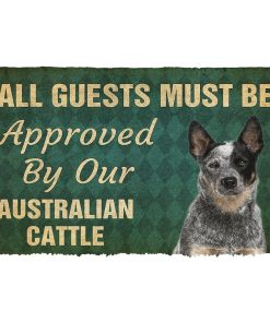 Gearhuman 3D Must Be Approved By Our Australian Cattle Custom Doormat GW270124 Doormat Doormat S(15,8''x23,6'')