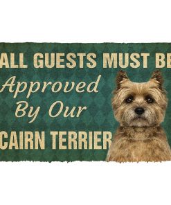 Gearhuman 3D Must Be Approved By Our Cairn Terrier Custom Doormat GW270114 Doormat Doormat S(15,8''x23,6'')
