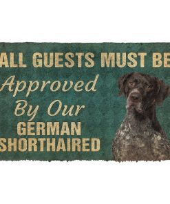 Gearhuman 3D Must Be Approved By Our German Shorthaired Pinscher Custom Doormat GW270111 Doormat Doormat S(15,8''x23,6'')