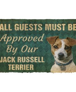 Gearhuman 3D Must Be Approved By Our Jack Russell Terrier Custom Doormat GW270122 Doormat Doormat S(15,8''x23,6'')