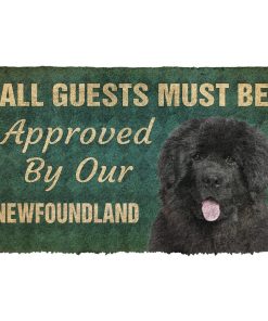 Gearhuman 3D Must Be Approved By Our Newfoundland Custom Doormat GW27014 Doormat Doormat S(15,8''x23,6'')