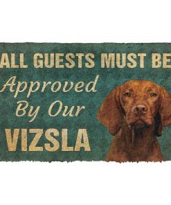 Gearhuman 3D Must Be Approved By Our Vizsla Custom Doormat GW27019 Doormat Doormat S(15,8''x23,6'')
