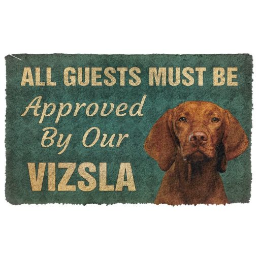 Gearhuman 3D Must Be Approved By Our Vizsla Custom Doormat GW27019 Doormat Doormat S(15,8''x23,6'')