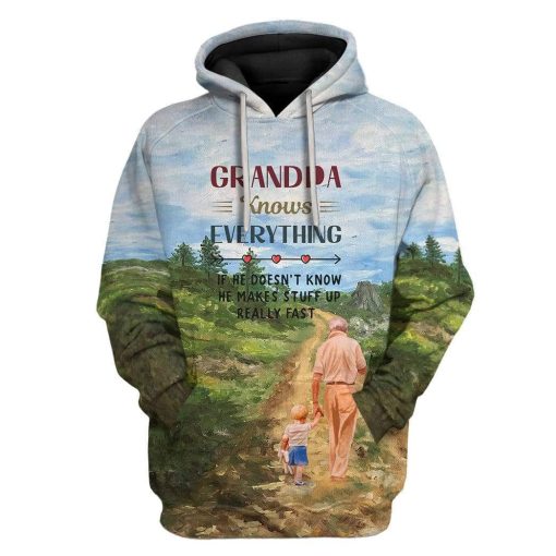 Gearhuman 3D My Grandpa Custom Hoodie Apparel 1 Gearhuman 3D My Grandpa Custom Hoodie Apparel GL22051 3D Custom Fleece Hoodies Hoodie S