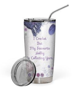 Gearhuman 3D My Hobby is Collecting Yarn Custom Design Vacuum Insulated Tumbler GV03091 Tumbler 
