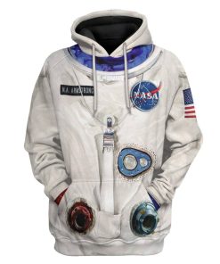 Gearhuman 3D NA Armstrong Space Suit Custom Tshirt Hoodie Apparel GV14095 3D Apparel Hoodie S
